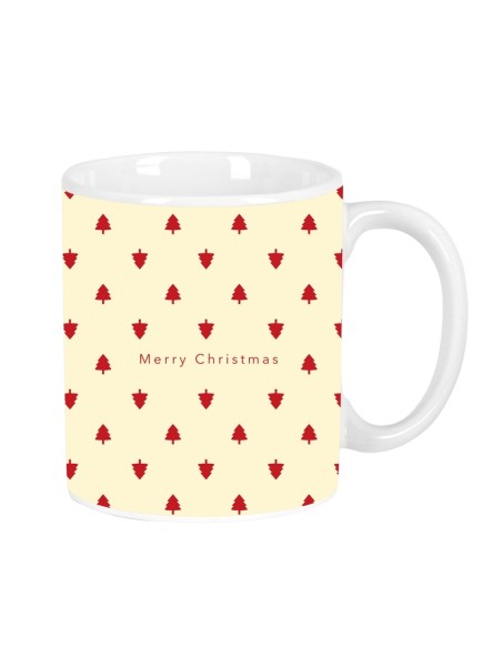 TAZA GRANDE ARBOLITOS MERRY XMAS 8x95x8cm