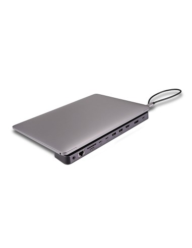 43392 base para portátil y replicador de puertos Acoplamiento USB 3.2 Gen 1 (3.1 Gen 1) Type-C Antracita