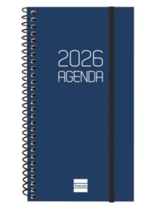 AGENDA ANUAL ESPIRAL 2026 OPAQUE E9 SVH AZUL