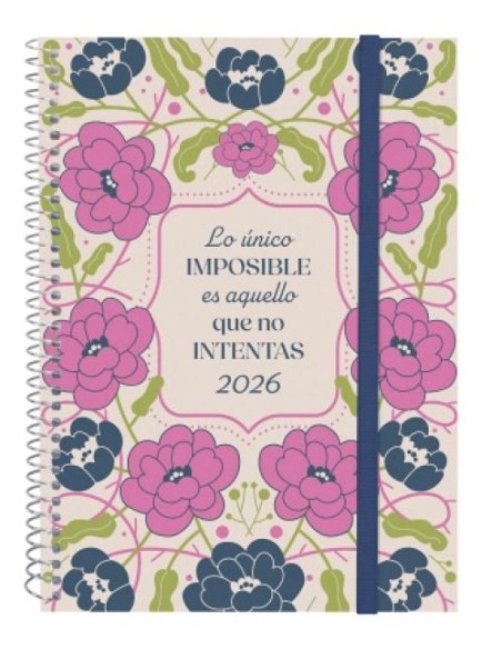AGENDA ANUAL ESPIRAL 2026 DESIGN COL E10 SVH IMPOSIBLE