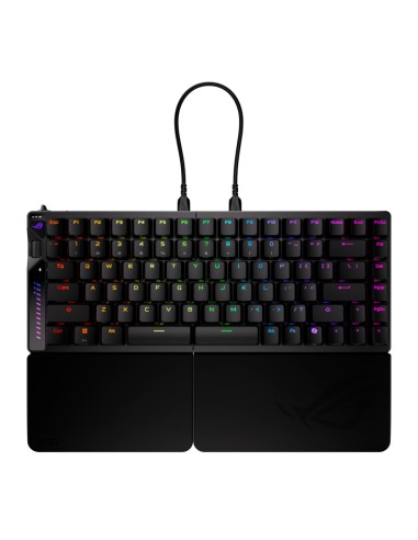 ROG Falcata teclado Juego USB + RF Wireless + Bluetooth Negro