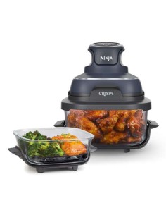 CRISPi Sencillo 3,8 L 1700 W Freidora de aire caliente Azul, Gris, Transparente