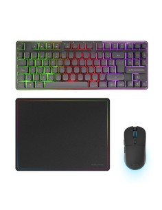 MCPWTKLES teclado Ratón incluido Juego RF inalámbrica + USB QWERTY Español Negro