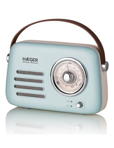 RB-BLU.002A radio Portátil Turquesa