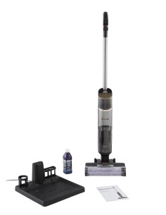 WD210EU aspiradora de pie y escoba eléctrica Batería Seca y húmeda Espuma Sin bolsa 170 W Carbón vegetal, Gris 0,8 Ah