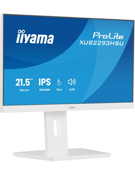 ProLite XUB2293HSU-W7 pantalla para PC 54,6 cm (21.5") 1920 x 1080 Pixeles Full HD LED Blanco
