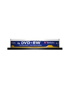 DVD+RW Matt Silver 4,7 GB 10 pieza(s) 2
