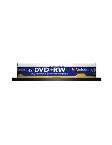 DVD+RW Matt Silver 4,7 GB 10 pieza(s)