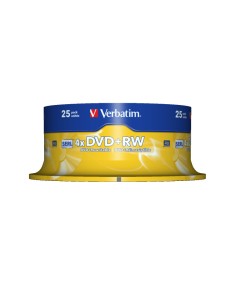 DVD+RW Matt Silver 4,7 GB 25 pieza(s) 2