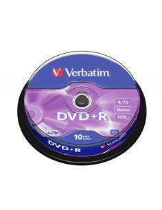 DVD+R Matt Silver 4,7 GB 10 pieza(s)