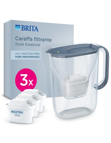 Style Essential stone blue 3 filtri Filtro de agua para jarra 2,4 L Color piedra, Transparente