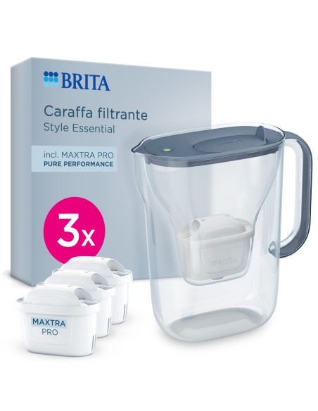 Style Essential stone blue 3 filtri Filtro de agua para jarra 2,4 L Color piedra, Transparente