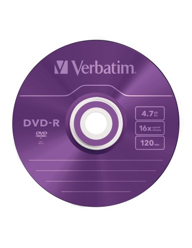 DVD-R Colour 4,7 GB 5 pieza(s)