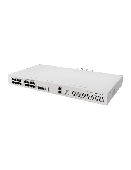 CRS418-8P-8G-2S+RM Cloud Router/Sw L2/L3 Gigabit Ethernet (10/100/1000) Energía sobre Ethernet (PoE) 1U
