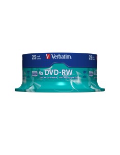 DVD-RW Matt Silver 4,7 GB 25 pieza(s)