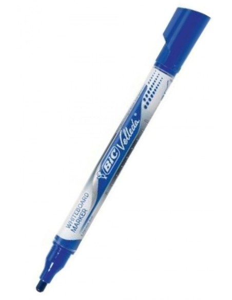 C 12 ROTULADORES VELLEDA AZUL TINTA LIQUIDA PUNTA MEDIA