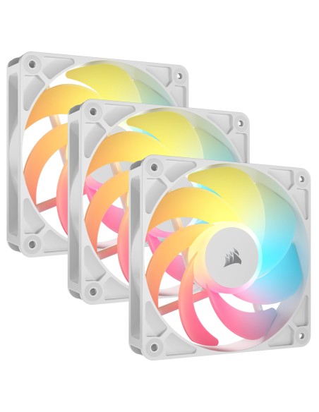 RS120-R ARGB Carcasa del ordenador Ventilador 12 cm Blanco 3 pieza(s)