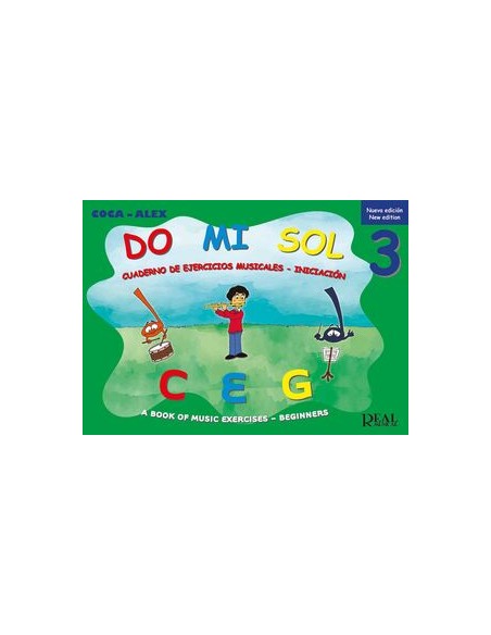 DO MI SOL 3 CUADERNO EJERCICIOS MUSICALES ING ESP