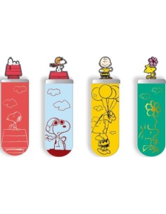 SET DE 4 MARCAPAGINAS SNOOPY