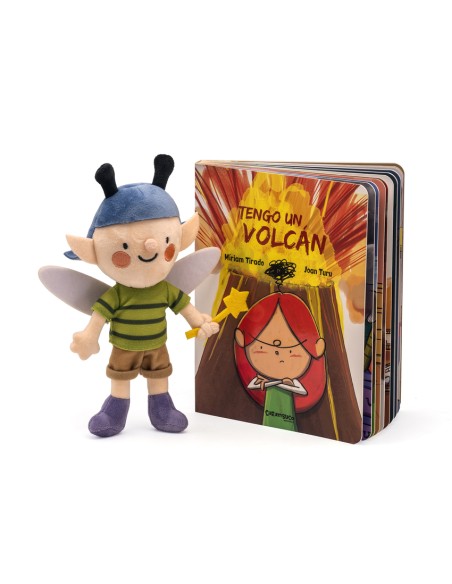 Pack Tengo un volcan Libro Peluche