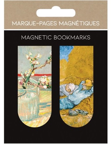 BLISTER 2 MARCAPAGINAS MAGNETICOS VAN GOGH