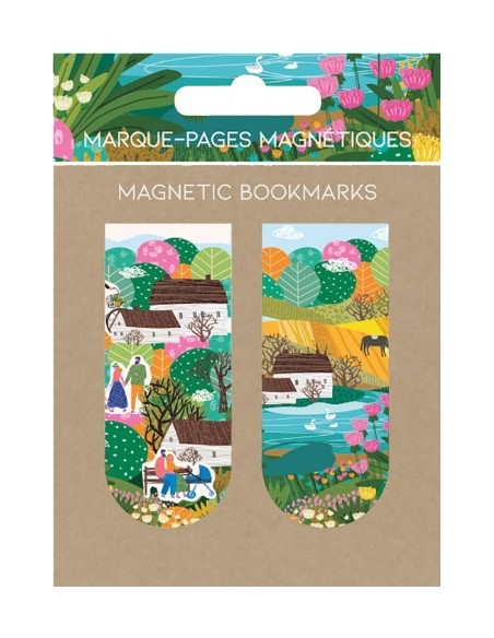 BLISTER 2 MARCAPAGINAS MAGNETICOS PAISAJE