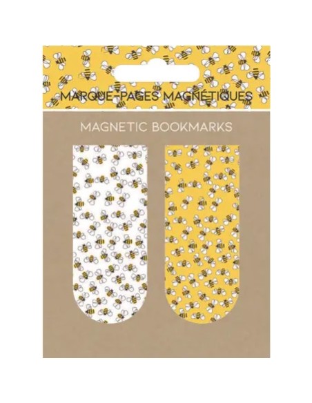 BLISTER 2 MARCAPAGINAS MAGNETICOS ABEJAS