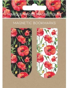 BLISTER 2 MARCAPAGINAS MAGNETICOS FLOR