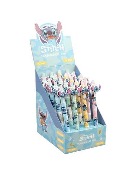 EXP 20 BOLIGRAFOS BORRABLES DISNEY STITCH