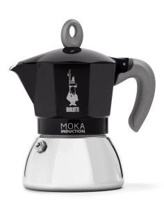 Moka Induction Cafetera italiana 0,9 L Negro