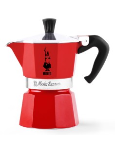 Moka Express Cafetera italiana Rojo