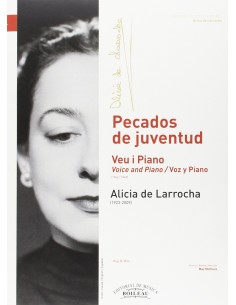 Pecados de juventud Voz y piano