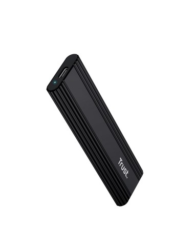 25806 caja para disco duro externo Caja externa para unidad de estado sólido (SSD) Negro