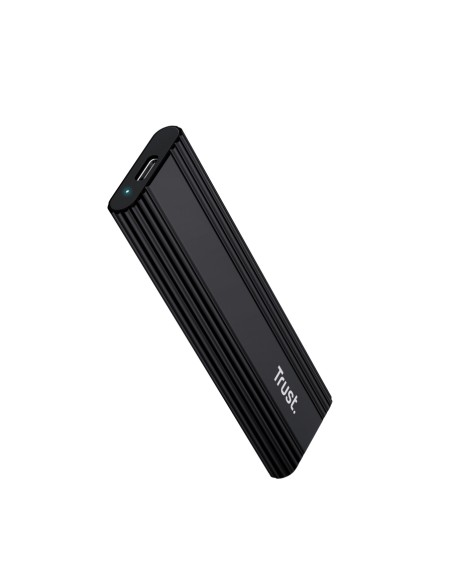 25806 caja para disco duro externo Caja externa para unidad de estado sólido (SSD) Negro