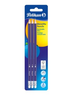 978866 lápiz de grafito HB 3 pieza(s)