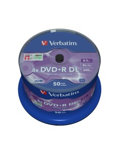 DVD+R Double Layer 8x Matt Silver 50pk Spindle 8,5 GB DVD+R DL 50 pieza(s) 2