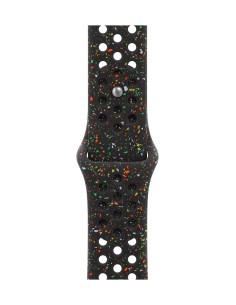 MG9X4ZM/A Accesorios para dispositivos vestibles inteligentes Grupo de rock Negro Aluminio, Fluoroelastómero