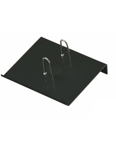 98-02 archivador Plástico Negro, Plata