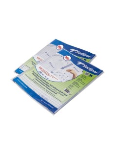 PACK 10 HOJAS INDIVIDUALES FORRO ADHESIVO REPOSICIONABLE - 0,50 X 0,35 M - 80 MICRAS SADIPAL 01127