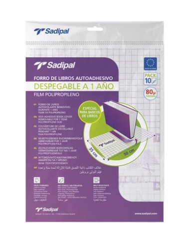 FORRO SADIP.DESPEGABLE 50x35 B/10 - Pack de 25 unidades