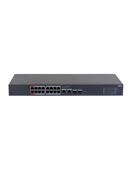 (CS4220-16GT-240) DAHUA SWITCH POE 16 PUERTOS GIGABIT + 2 UPLINK GIGABIT RJ45 + 2SFP GIGABIT 240W MANAGED CLOUD L2