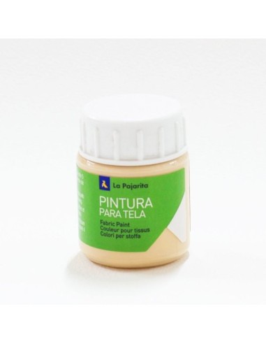 PINTURA TELA PAJARITA 25 ml CARNE T-28 - Pack de 6 unidades