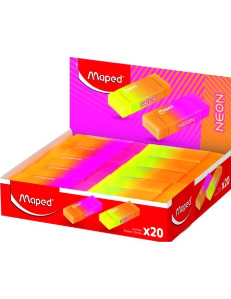 GOMA BORRAR MAPED NEON EXP.20
