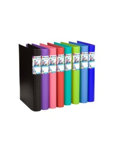 CARCHIVO CARPETA DE ANILLAS 4X25MM A4 FOAM STYLE EXTRA RÍGIDO 2MM AZUL OSCURO