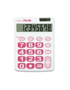 CALCULADORA MESA MILAN 8 BL/RS TEC.GRAND