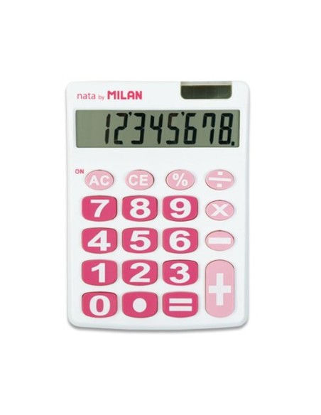 CALCULADORA MESA MILAN 8 BL/RS TEC.GRAND