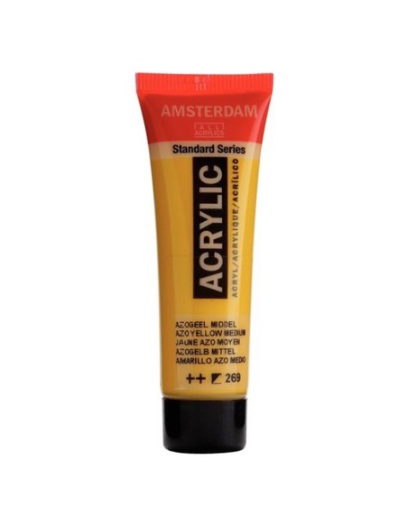 PINTURA ACRIL.AMSTERDAM  20 ml AZO AMARI - Pack de 3 unidades