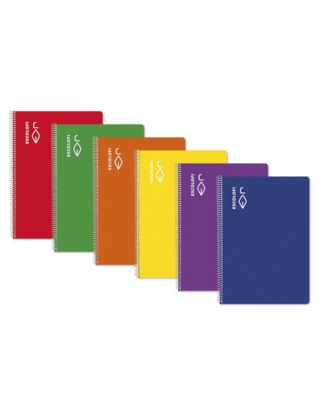 BLOC ESCOLOFI A4 80h MILIM. 70g VERDE - Pack de 5 unidades