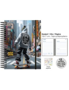 AG.ESC.SF. STUDENT 120x170 D/P SKATEBOAR