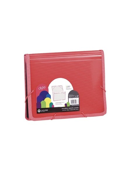 CLASIF.ACORD.CARCH. DUNE A5 13DP.ROJO - Pack de 4 unidades